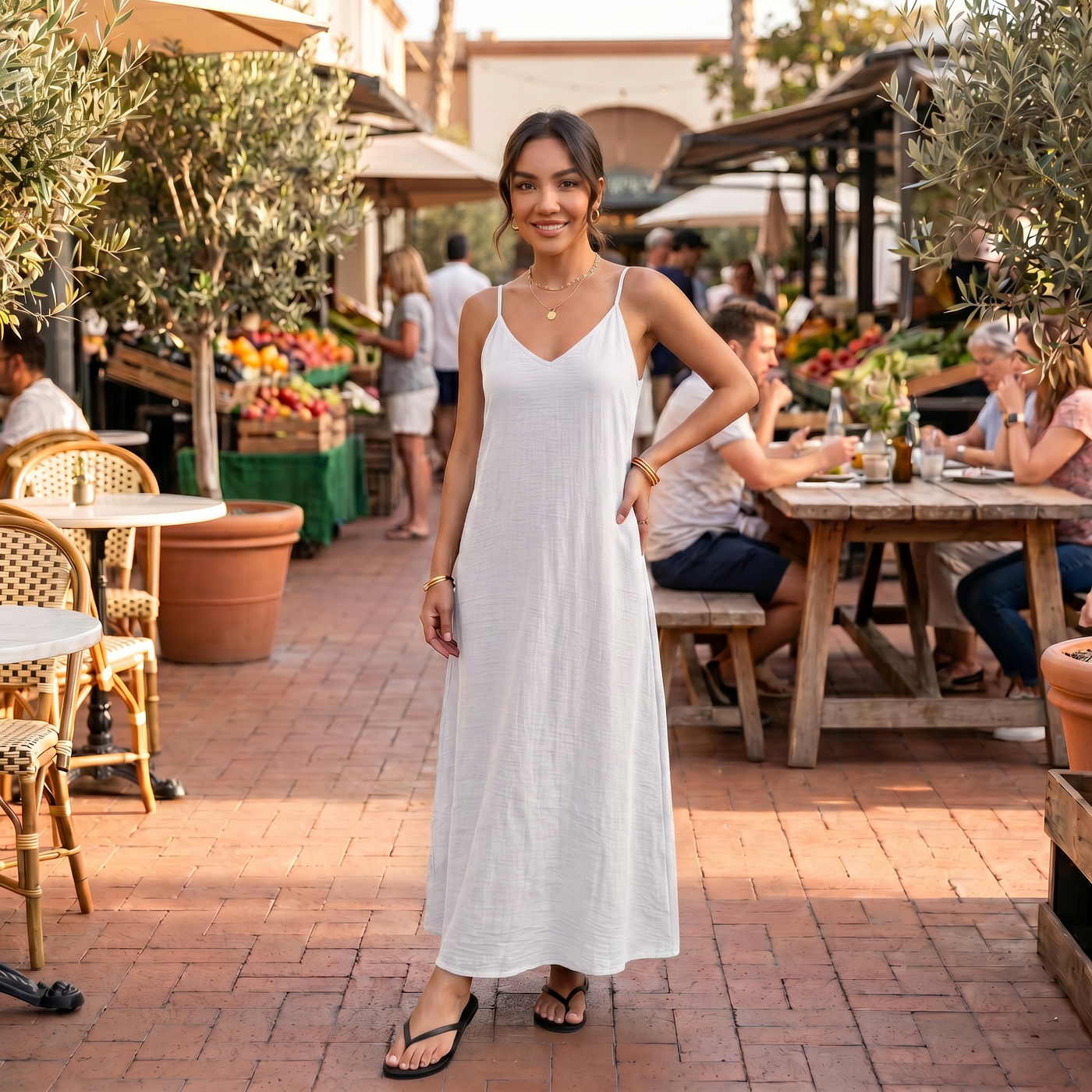 Women's Flowy Long Summer Dress