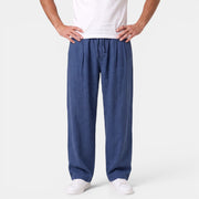 Pantalón Recto Hombre Lino