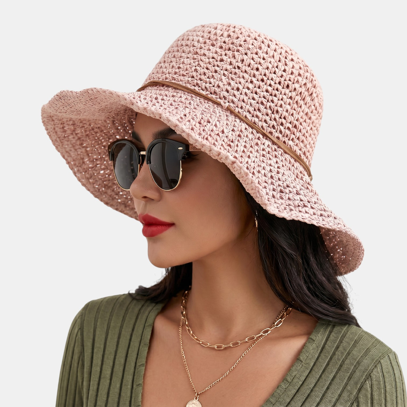 Women's Summer Wide-Brim Straw Hat