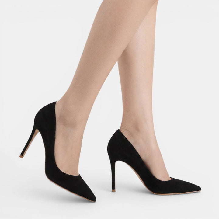 Sandalias Tacón Alto Mujer Negras