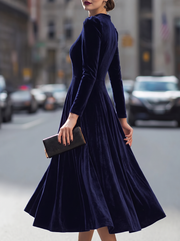 Long Sleeve Midi Wedding Guest Dress