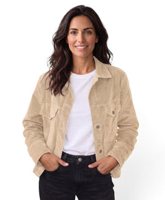 Chaqueta Mujer Casual de Corte Relajado y Versátil