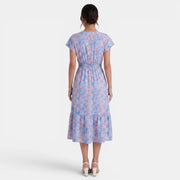 Vestido Midi Floral Mujer Verano