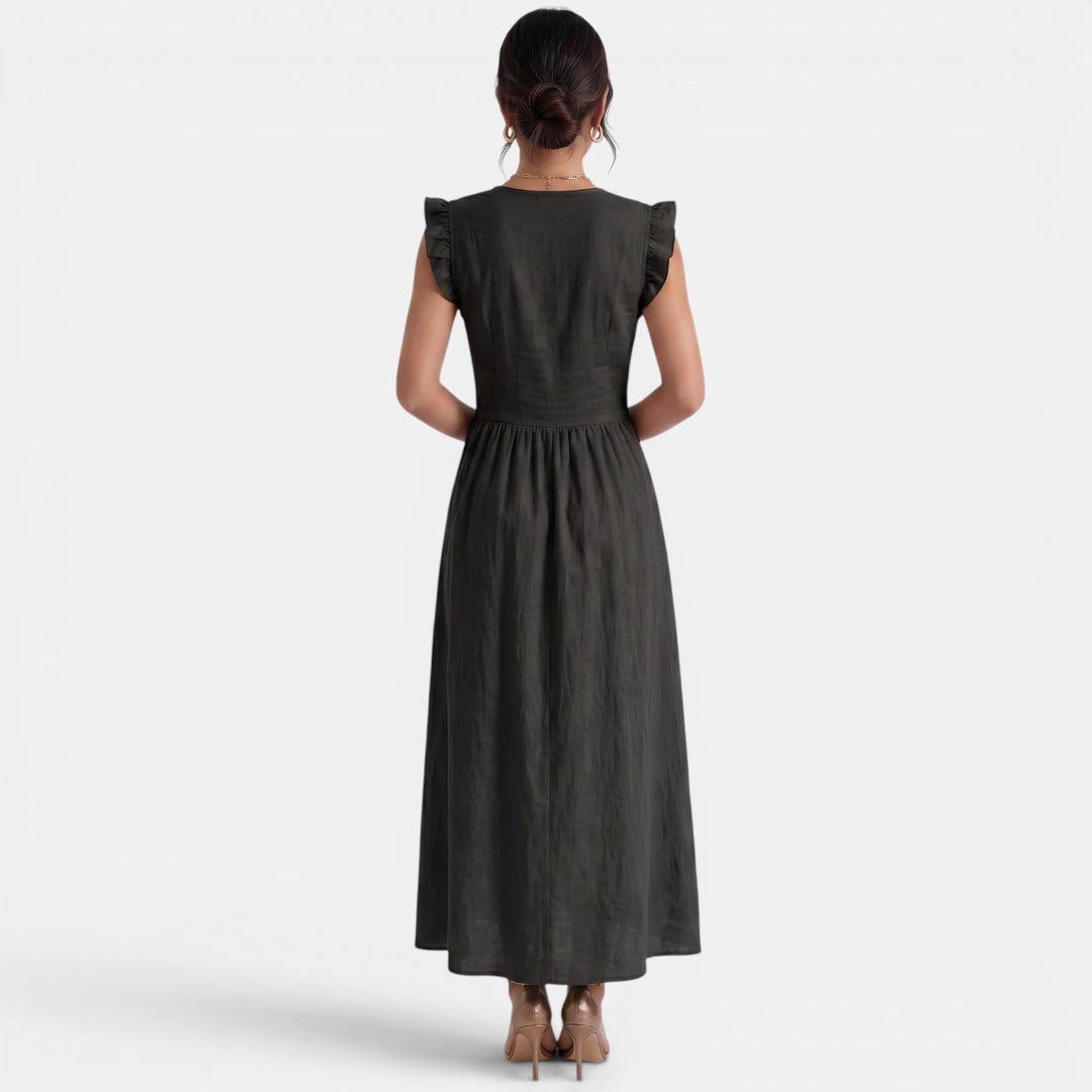 Vestido Largo Verano Mujer Volantes
