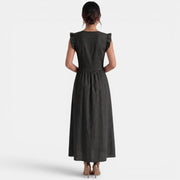 Women's Summer Long Ruffle Dress