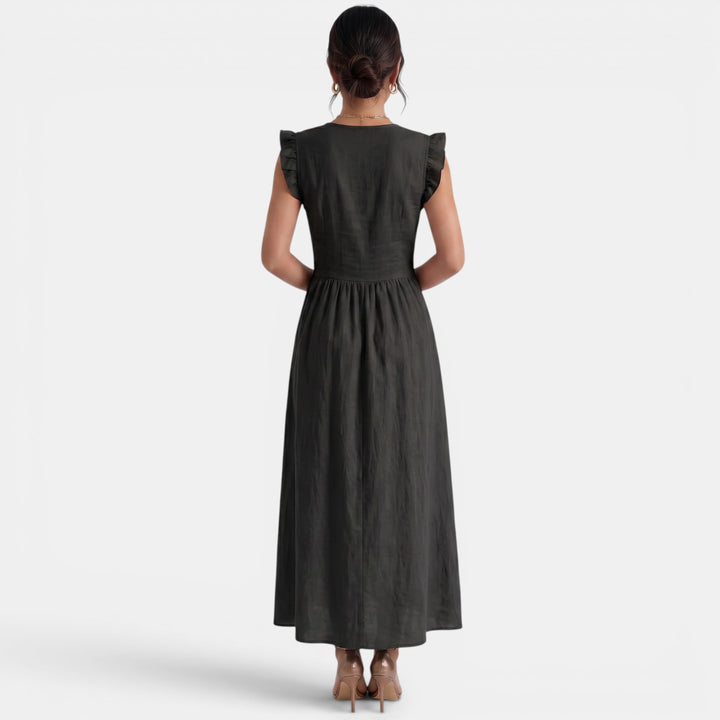 Vestido Largo Verano Mujer Volantes