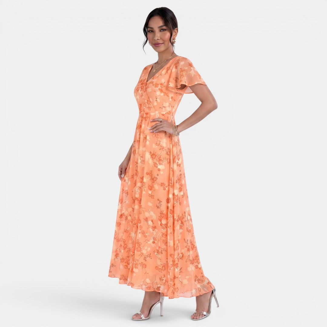 Vestido Maxi Floral Mujer Verano