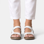 Women's Orthopedic Leather Wedge Sandals