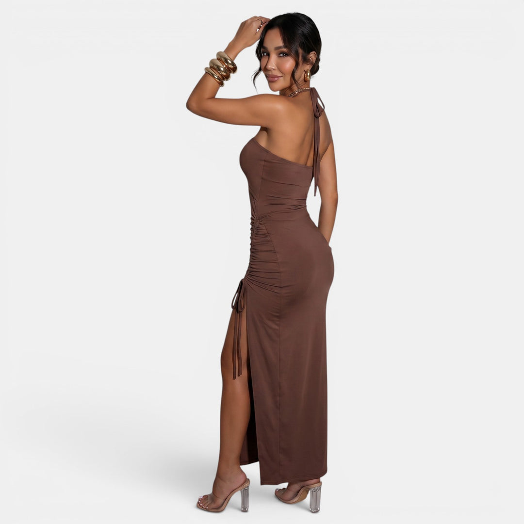 Vestido Largo Halter Mujer Verano