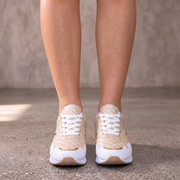 Zapatillas Mujer Cuadros con Cordones