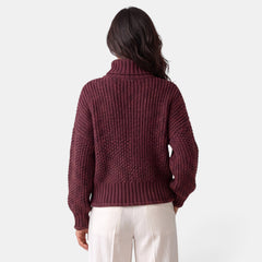Women's Turtleneck Sweater - Knit Pullover, 7 Colors