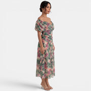 Vestido Midi Floral Verano