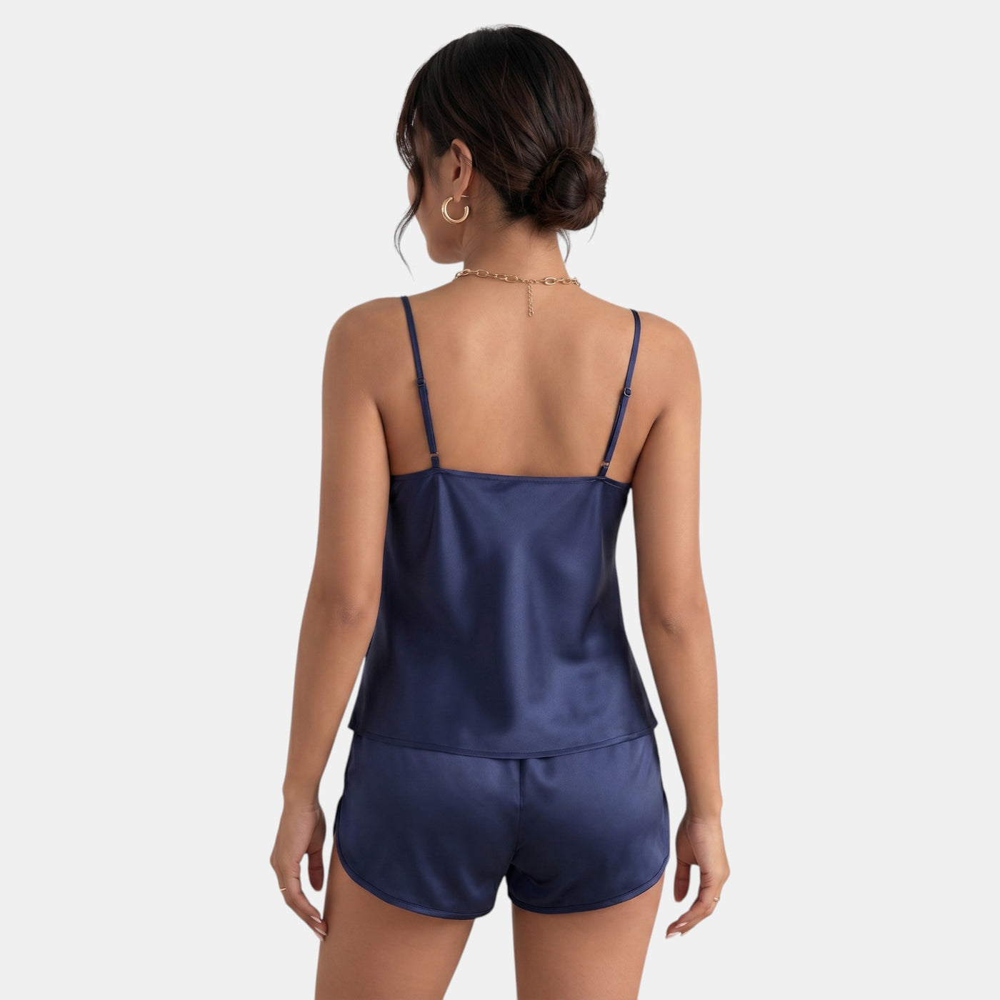 Conjunto de Seda Mujer con Tirantes