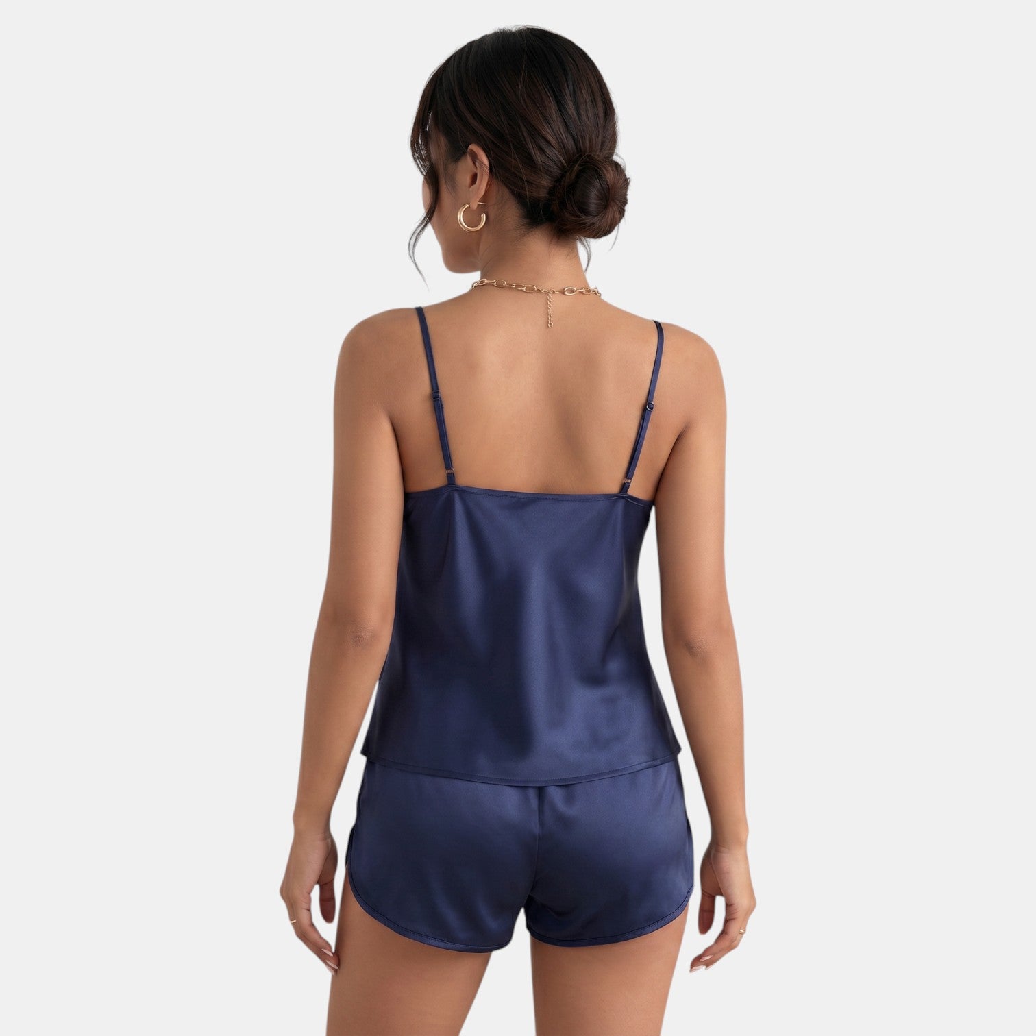 Conjunto de Seda Mujer con Tirantes