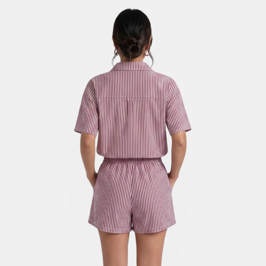 Women's Striped Summer Set