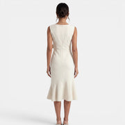 Women's Elegant Fitted Midi Dress
