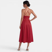 Vestido Midi Mujer Elegante