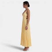 Vestido Midi Satén Mujer Tirantes