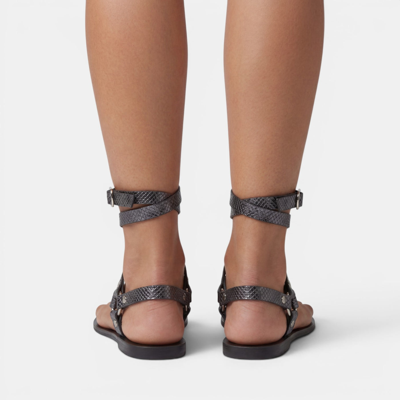 Women's Flat Snake Sandals