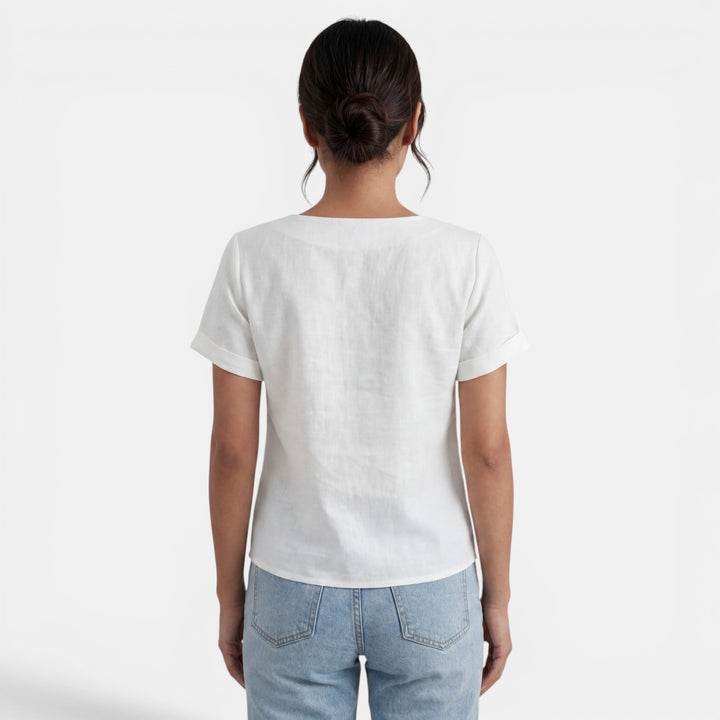 Camiseta Mujer Algodón Manga Corta