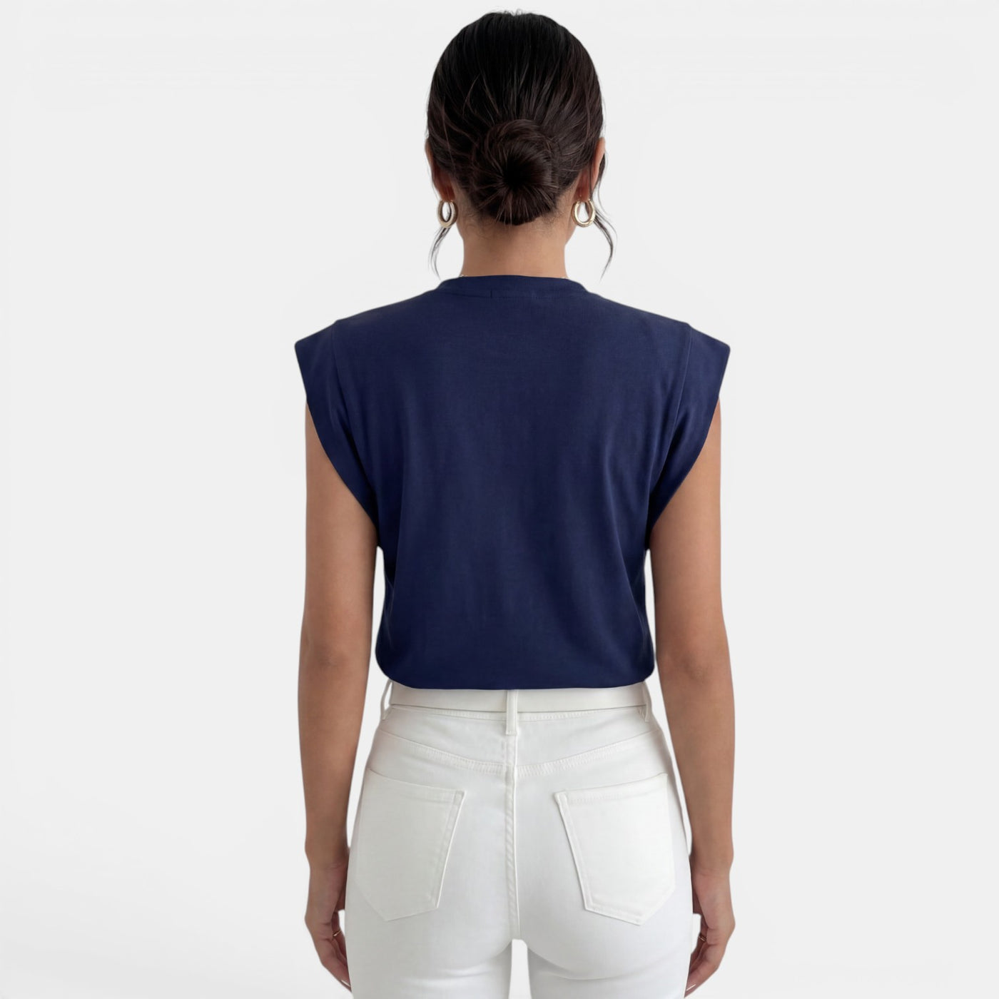 Camisa Mujer Sin Mangas Fluida