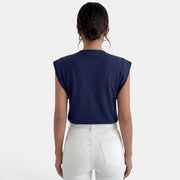 Camisa Mujer Sin Mangas Fluida