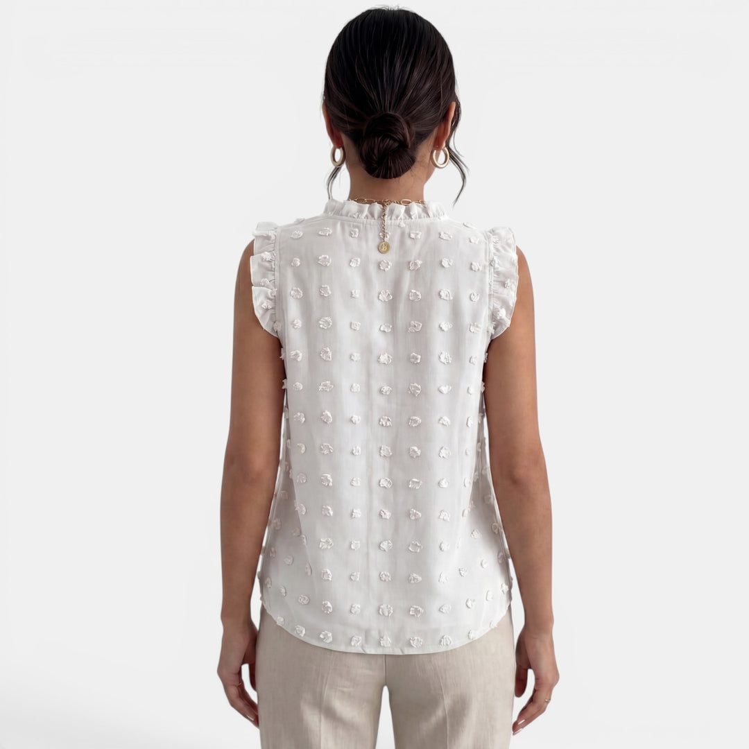 Blusa Mujer Volantes Elegante