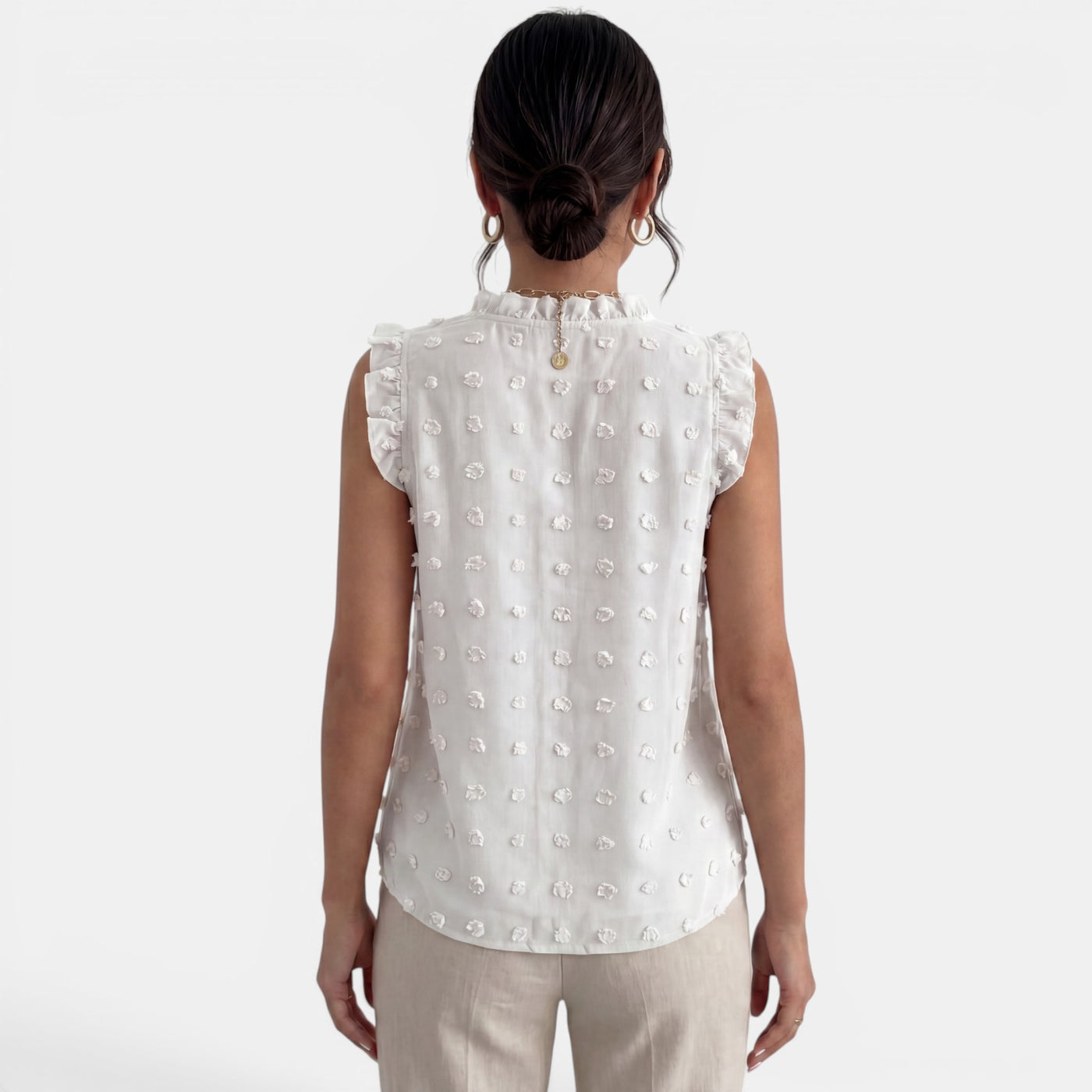 Blusa Mujer Volantes Elegante