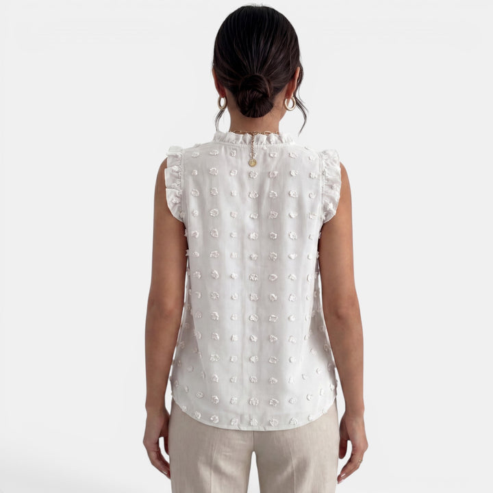 Blusa Mujer Volantes Elegante