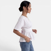 Camiseta Verano Espalda Abierta Mujer