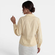 Blusa Encaje Lazo Mujer