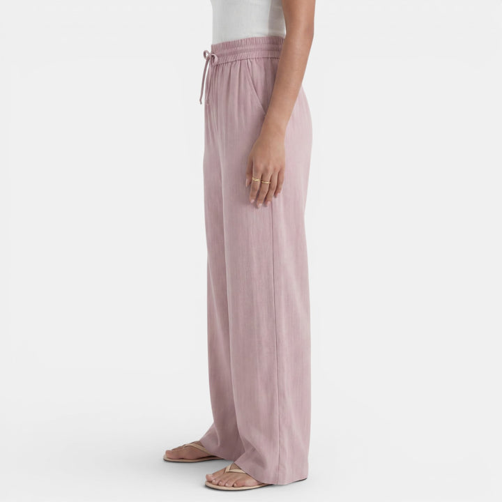 Pantalón Lino Mujer Ancho