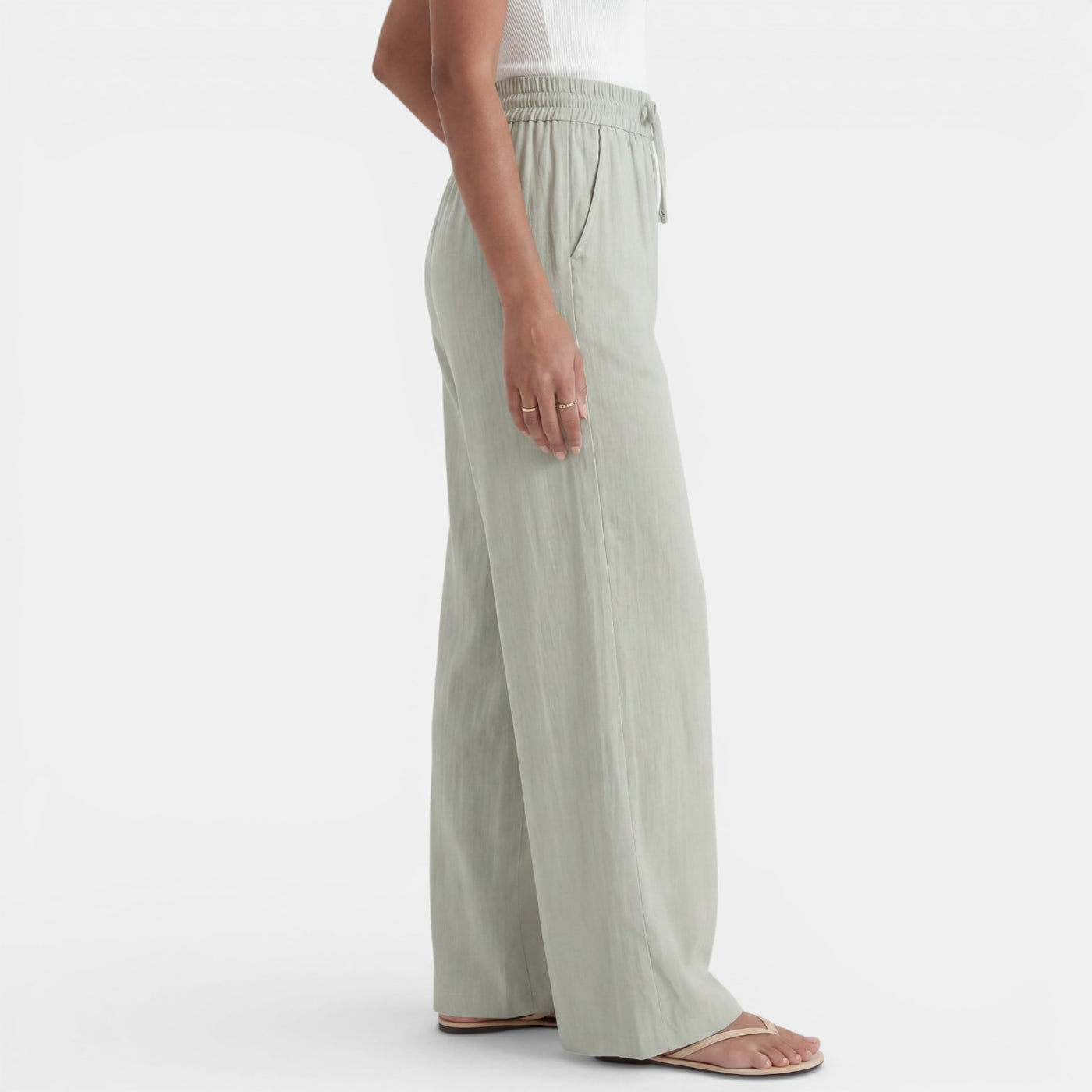 Women's Wide Linen Trousers