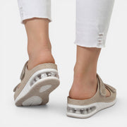 Women's Orthopedic Wedge Sandals with Rhinestones
