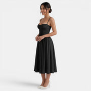 Women's Elegant Corset Midi Dress