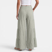Women's Wide Linen Trousers