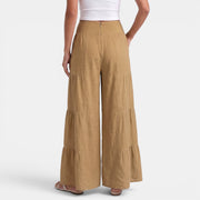 Women's Wide Linen Trousers