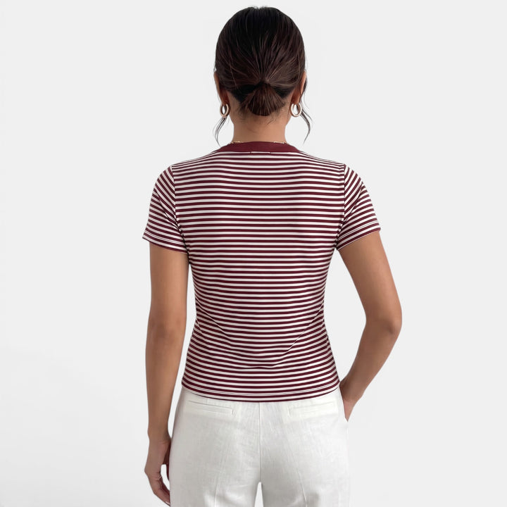 Camiseta Mujer Rayas Verano