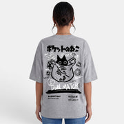 Camiseta Oversize Gato Mujer