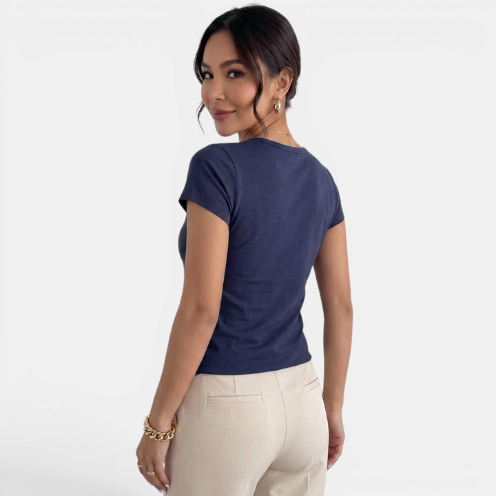 Camiseta Mujer Cuello U