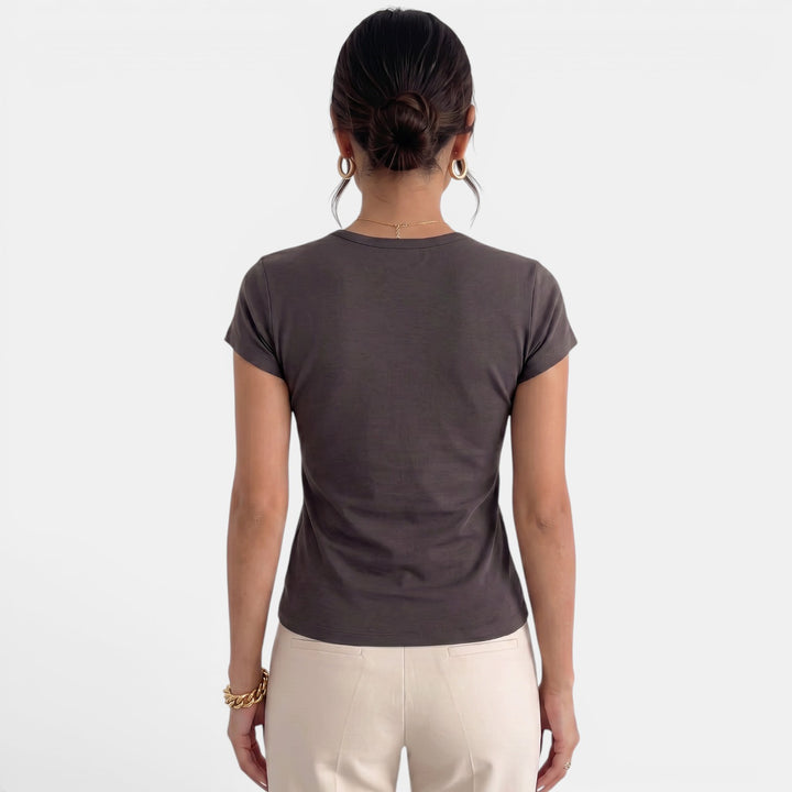 Camiseta Mujer Cuello U
