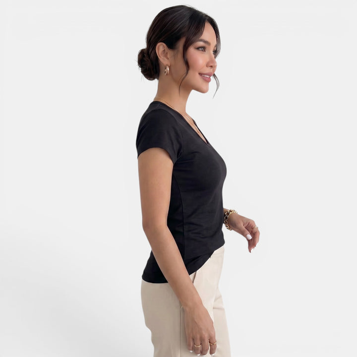 Camiseta Mujer Cuello U