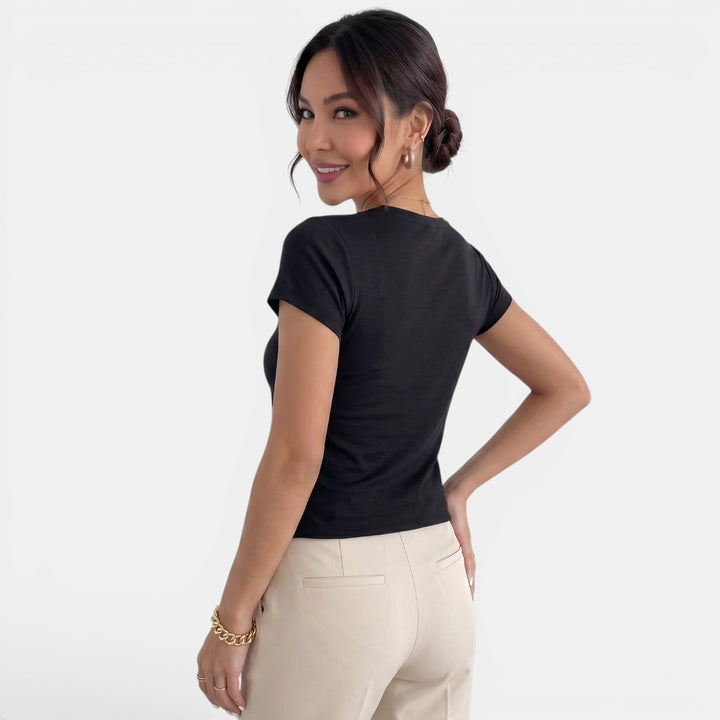 Camiseta Mujer Cuello U
