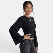 Camiseta Mujer Manga Larga Ajustada