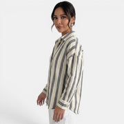Camisa Oversize Rayas Mujer
