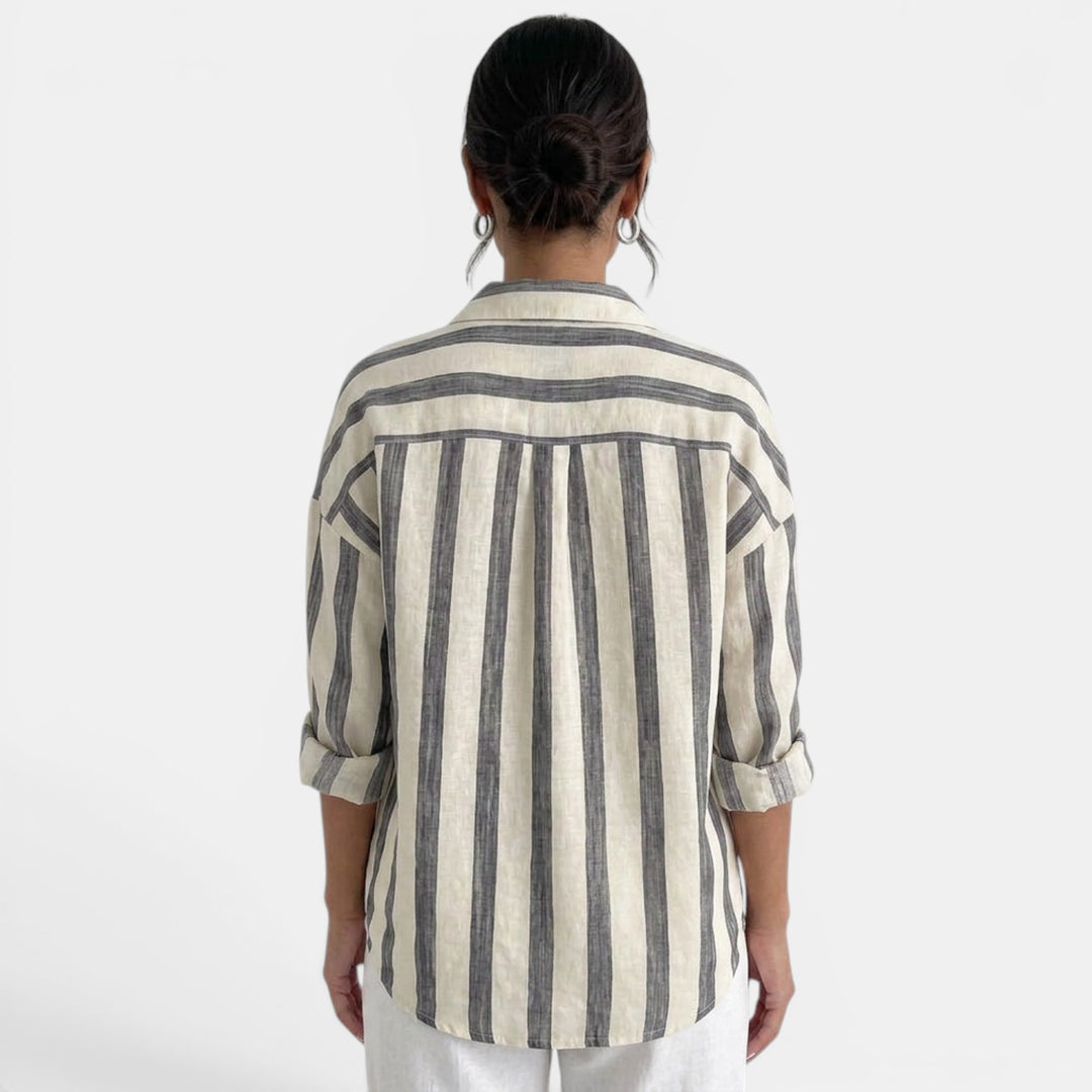 Camisa Oversize Rayas Mujer