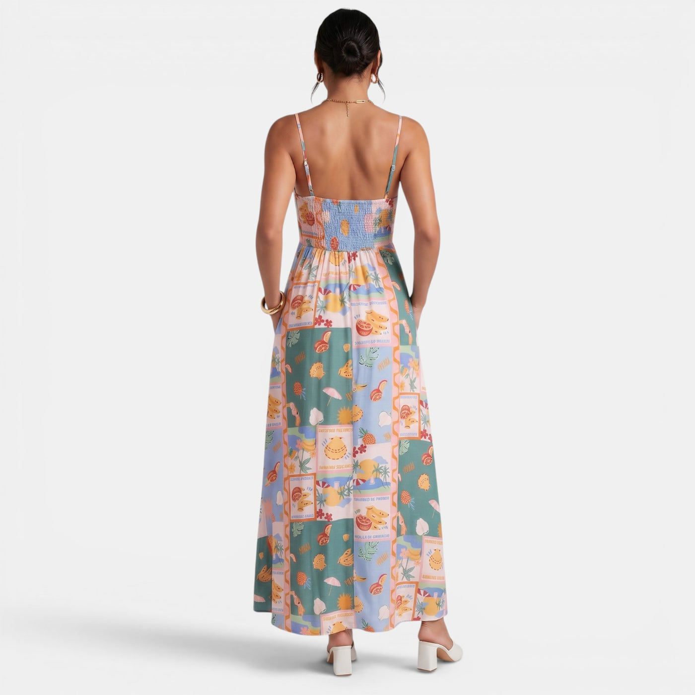 Long Printed Summer Dress