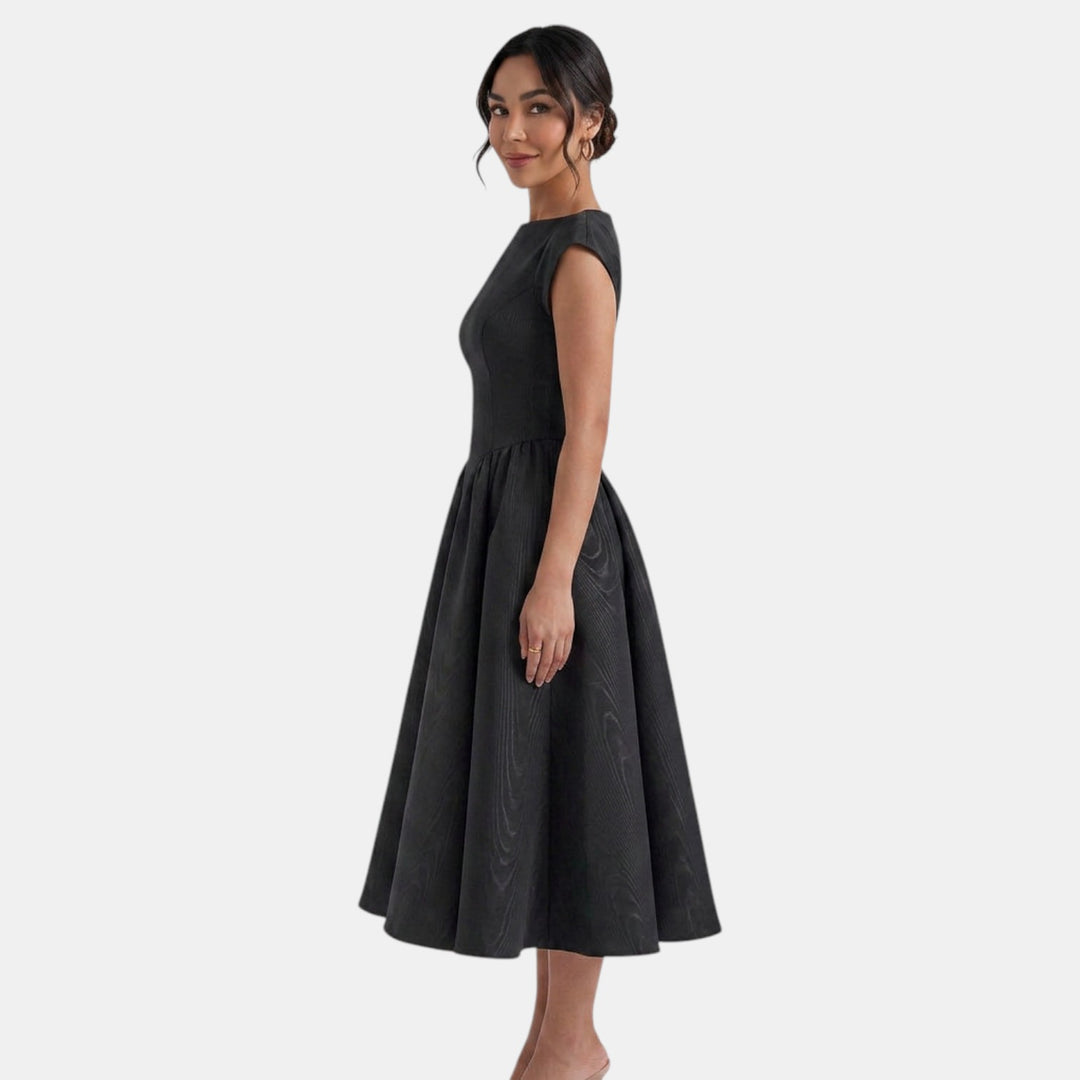 Vestido Midi Mujer Espalda Abierta