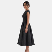 Vestido Midi Mujer Espalda Abierta