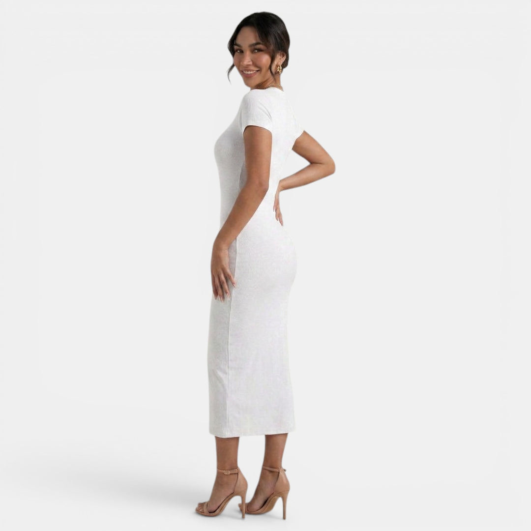 Vestido Midi Mujer Elegante Verano